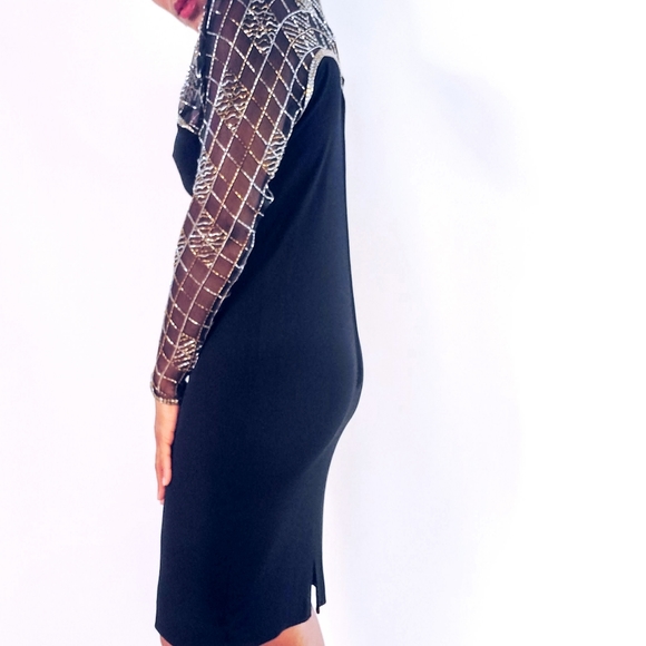 Veena Vintage Beaded Cocktail Dress - Picture 5 of 14